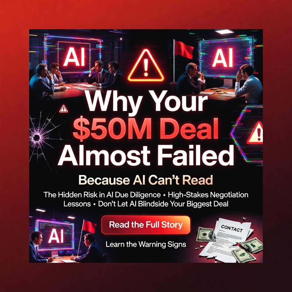 Why Your $50M Deal Almost Failed Because AI Can't Read