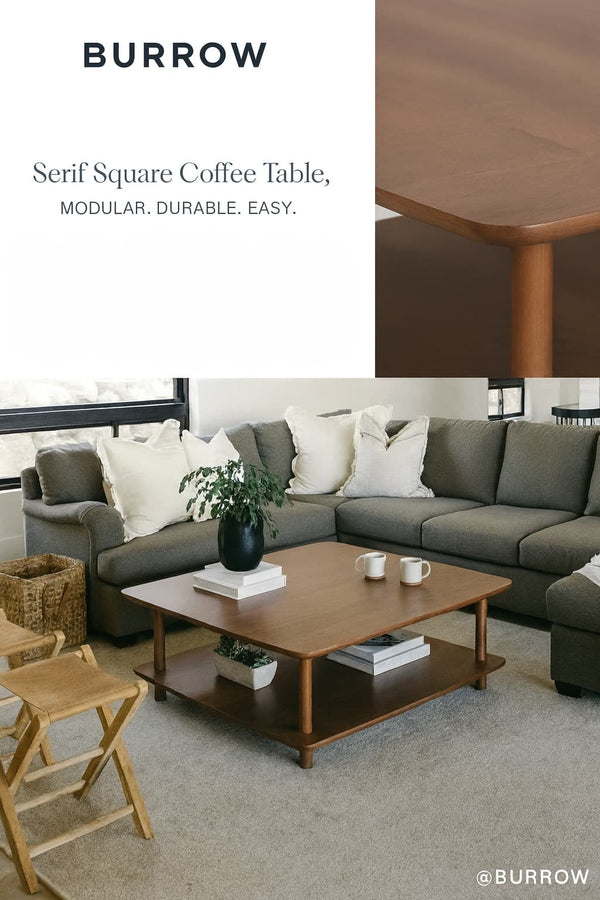 Burrow Serif Square Coffee Table