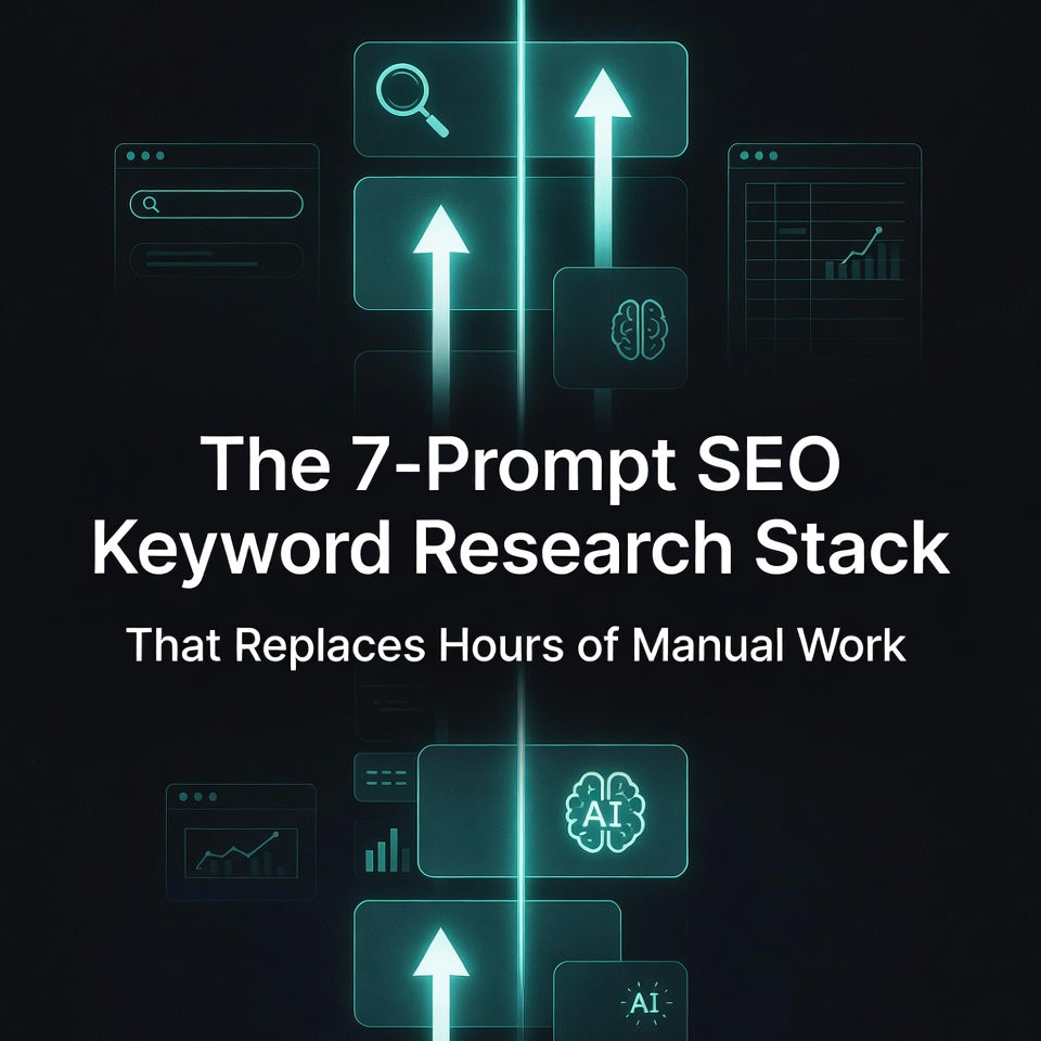 The 7-Prompt SEO Keyword Research Stack That Replaces Hours of Manual Work