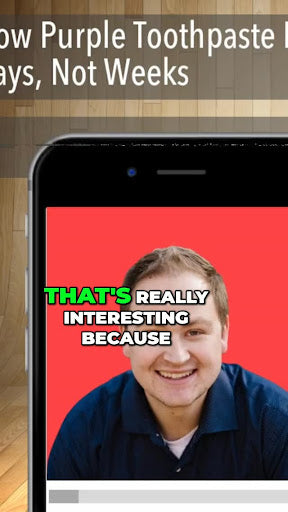 Revolutionary Purple Toothpaste Transforms Whitening