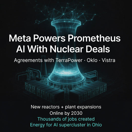 Meta signed nuclear power deals for its Ohio AI supercluster