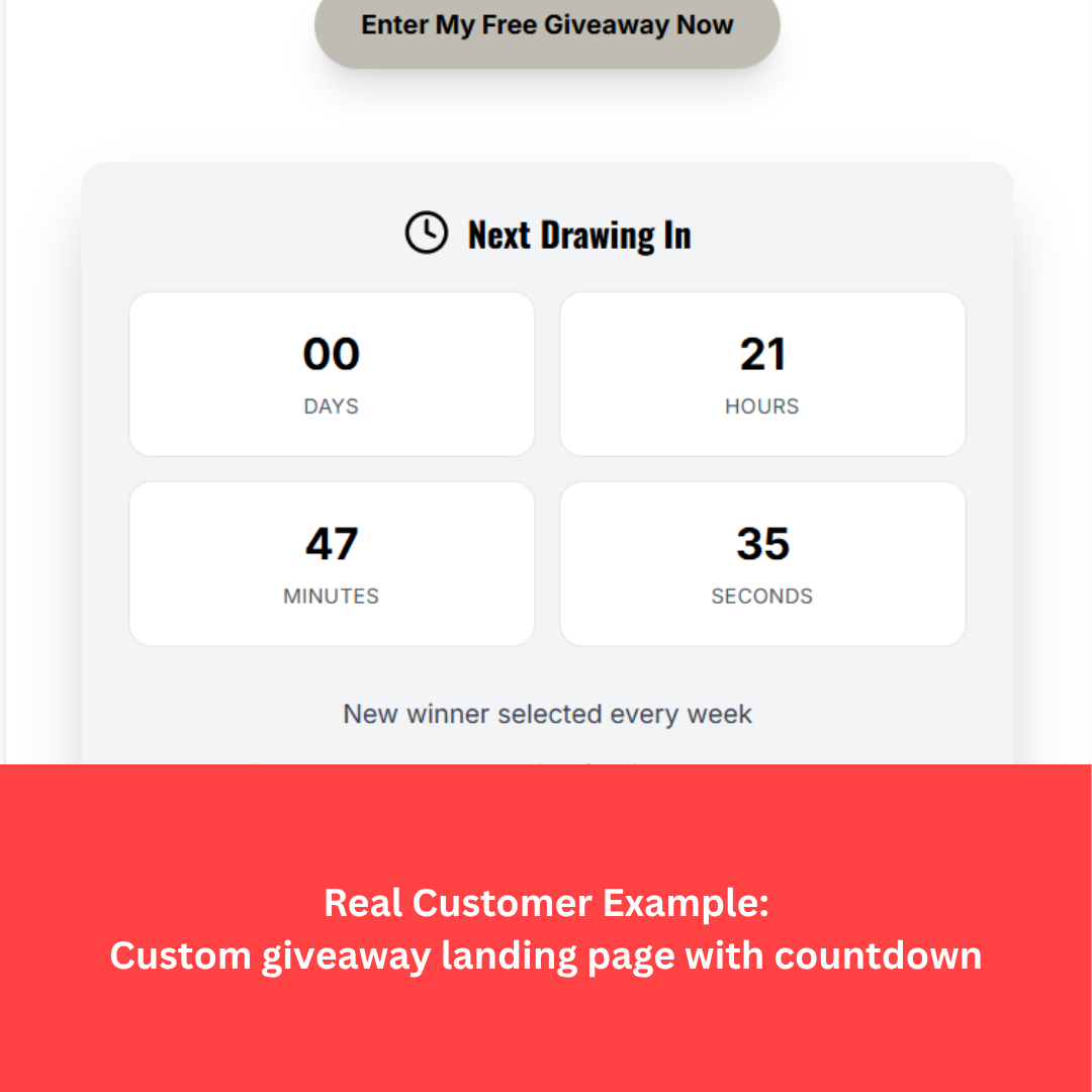 Weekly Giveaway Growth System