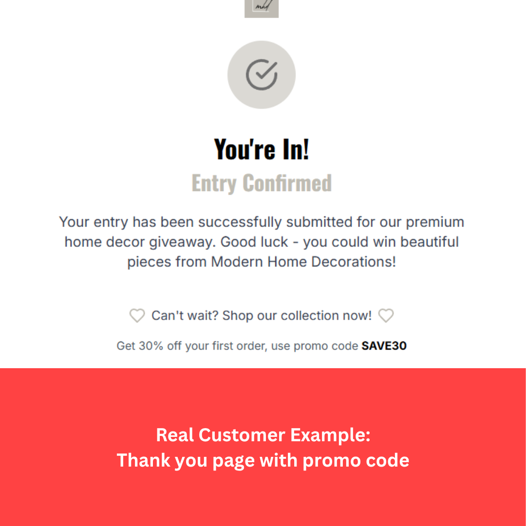 Weekly Giveaway Growth System